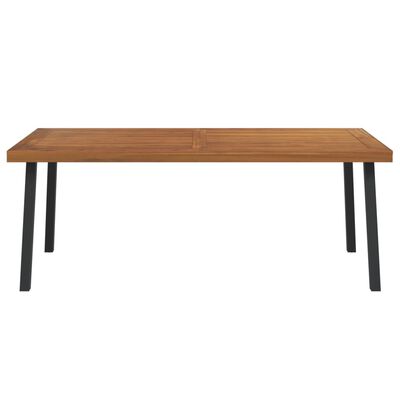 vidaXL Garden Table 200x100x75 cm Solid Wood Acacia