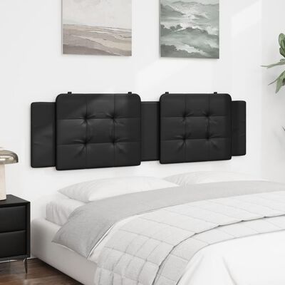 vidaXL Headboard Cushion Black 180 cm Faux Leather