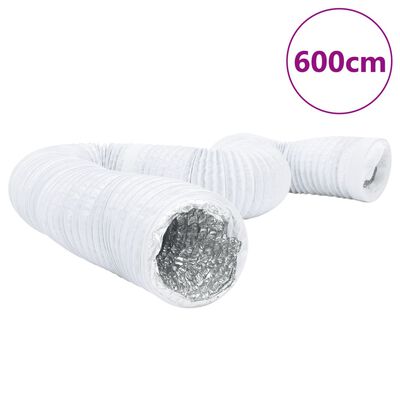 vidaXL Ventilation Duct Aluminium and PVC 6 m Ø15 cm