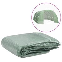 vidaXL Greenhouse Replacement Cover (16 m²) 400x400x200 cm Green