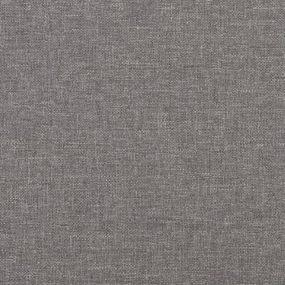 vidaXL Sofa Chair Light Grey 60 cm Fabric