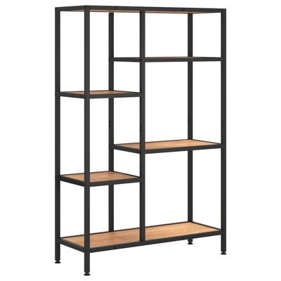 vidaXL Book Shelf 80x30x120 cm Steel and Engineered Wood