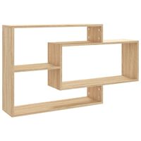 vidaXL Wall Shelf Sonoma Oak 104x20x58.5 cm Engineered Wood