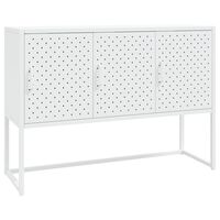 vidaXL Sideboard White 105x35x75 cm Steel