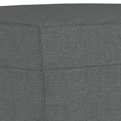 vidaXL Footstool Dark Grey 70x55x41 cm Fabric