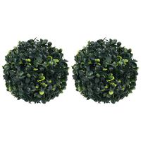 vidaXL Artificial Boxwood Balls 2 pcs 22 cm