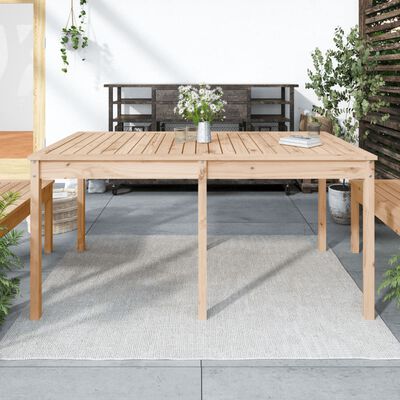 vidaXL Garden Table 159.5x82.5x76 cm Solid Wood Pine