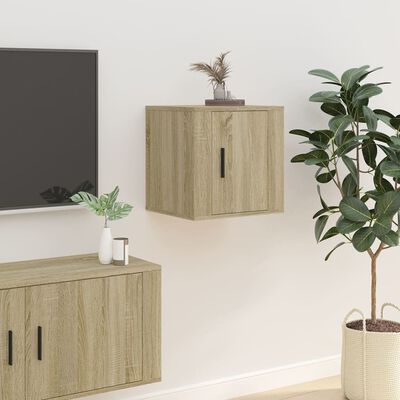 vidaXL Wall Mounted TV Cabinet Sonoma Oak 40x34,5x40 cm