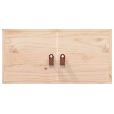 vidaXL Wall Cabinet 60x30x30 cm Solid Wood Pine