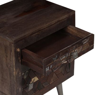 vidaXL Bedside Cabinet Solid Reclaimed Wood 40x30x50 cm