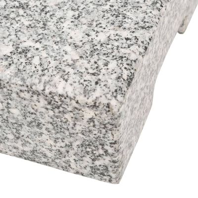 vidaXL Parasol Base Granite Rectangular 25 kg