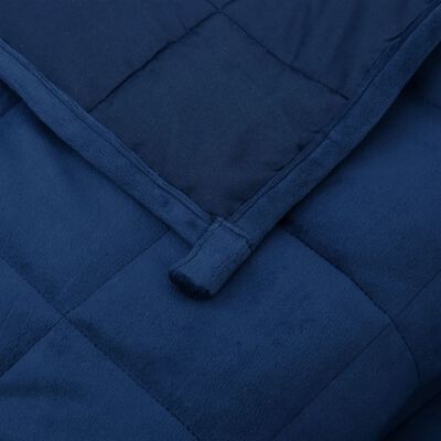 vidaXL Weighted Blanket Blue 122x183 cm 5 kg Fabric