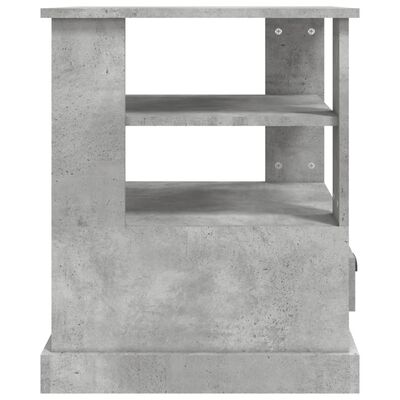 vidaXL Side Table Concrete Grey 50x50x60 cm Engineered Wood