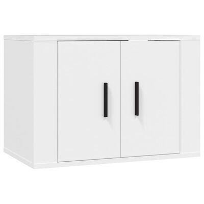 vidaXL Wall Mounted TV Cabinet White 57x34.5x40 cm