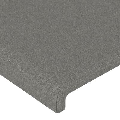 vidaXL Headboards 2 pcs Dark Grey 72 cm Fabric