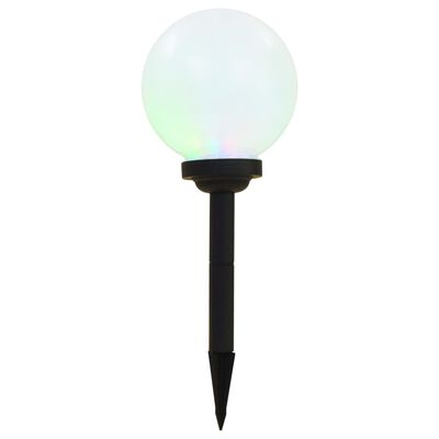 vidaXL Outdoor Solar Lamps 3 pcs LED Spherical 20 cm RGB