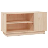 vidaXL TV Cabinet 80x35x40.5 cm Solid Wood Pine