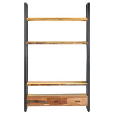 vidaXL Bookshelf 118x30x200 cm Solid Reclaimed Wood