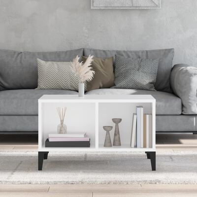 vidaXL Coffee Table White 60x50x36.5 cm Engineered Wood