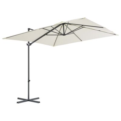 vidaXL Garden Parasol with Portable Base Sand