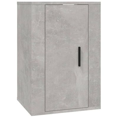 vidaXL 2 Piece TV Cabinet Set Concrete Grey Engineered Wood