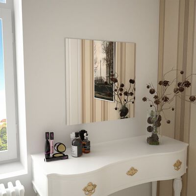 vidaXL Wall Mirror 60x60 cm Square Glass