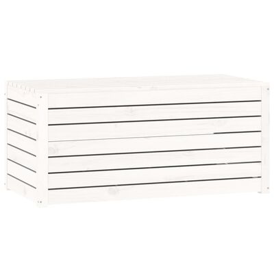 vidaXL Garden Box White 101x50.5x46.5 cm Solid Wood Pine