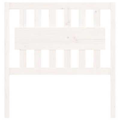 vidaXL Bed Headboard White 95.5x4x100 cm Solid Wood Pine