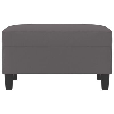 vidaXL Footstool Grey 70x55x41 cm Faux Leather