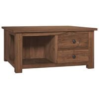 vidaXL Coffee Table 68x68x33 cm Solid Teak Wood