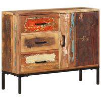 vidaXL Sideboard 88x30x73 cm Solid Reclaimed Wood