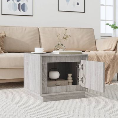 vidaXL Coffee Table Grey Sonoma 51x50x44 cm Engineered Wood