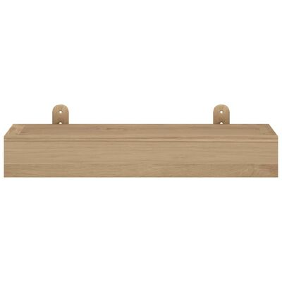 vidaXL Wall Shelves 2 pcs 40x15x4 cm Solid Wood Teak