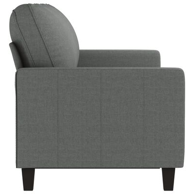 vidaXL 3-Seater Sofa Dark Grey 180 cm Fabric