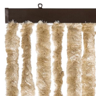 vidaXL Insect Curtain Beige 90x220 cm Chenille