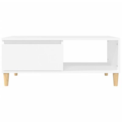 vidaXL Coffee Table White 90x50x36.5 cm Engineered Wood