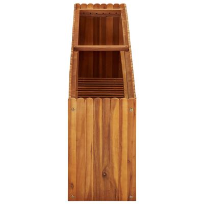 vidaXL Garden Raised Bed 150x30x50 cm Solid Acacia Wood