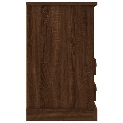 vidaXL Bedside Cabinets 2 pcs Brown Oak 43x36x60 cm