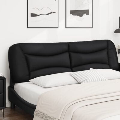 vidaXL Headboard Cushion Black 180 cm Faux Leather