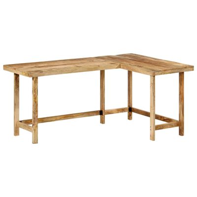 vidaXL Desk 165x110x75 cm Solid Wood Mango