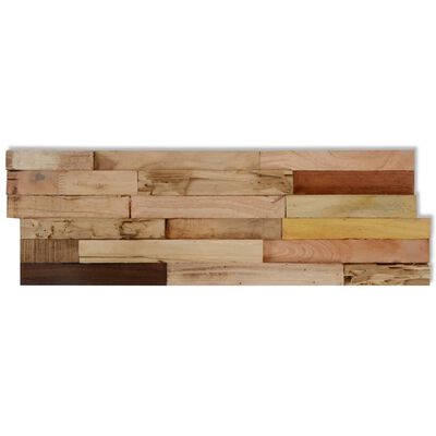 vidaXL Wall Cladding Panels 10 pcs 1.03 m² Recycled Teak Wood