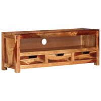 vidaXL TV Cabinet 110x30x40 cm Solid Wood Acacia