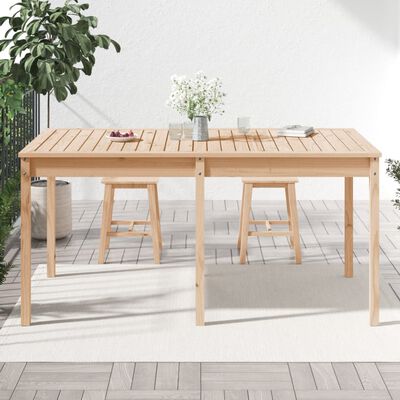 vidaXL Garden Table 159.5x82.5x76 cm Solid Wood Pine