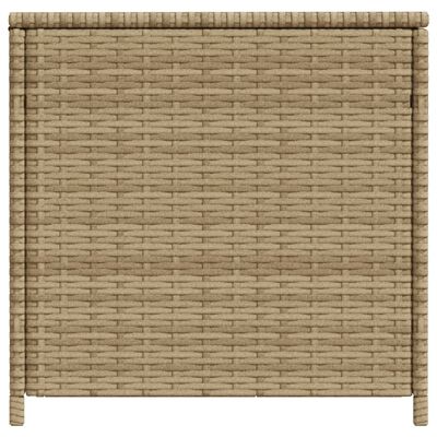 vidaXL Garden Storage Box Mix Beige 469L Poly Rattan