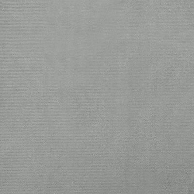 vidaXL Dog Bed Light Grey 100x54x33 cm Velvet