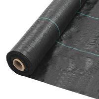 vidaXL Weed & Root Control Mat PP 1x200 m Black