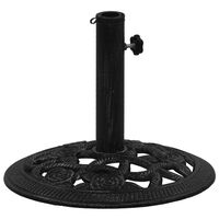 vidaXL Umbrella Base Black 40x40x32 cm Cast Iron