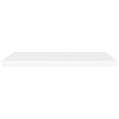 vidaXL Floating Wall Shelf White 80x23.5x3.8 cm MDF