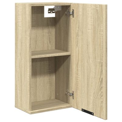 vidaXL Wall-mounted Bathroom Cabinet Sonoma Oak 32x20x67 cm