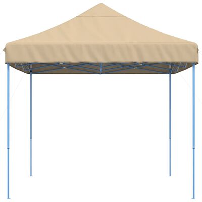 vidaXL Foldable Party Tent Pop-Up Beige 410x279x315 cm